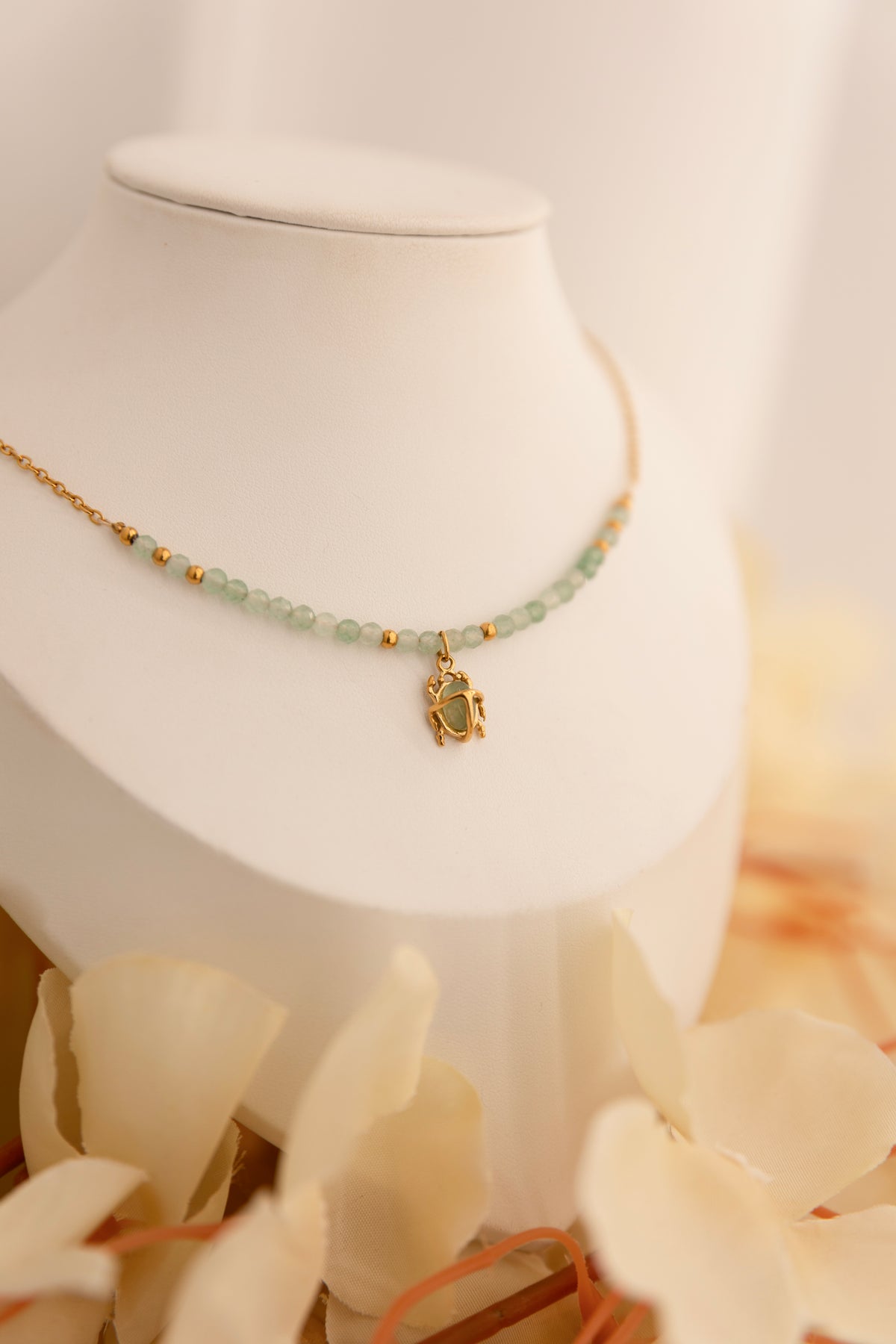 Collier aventurine