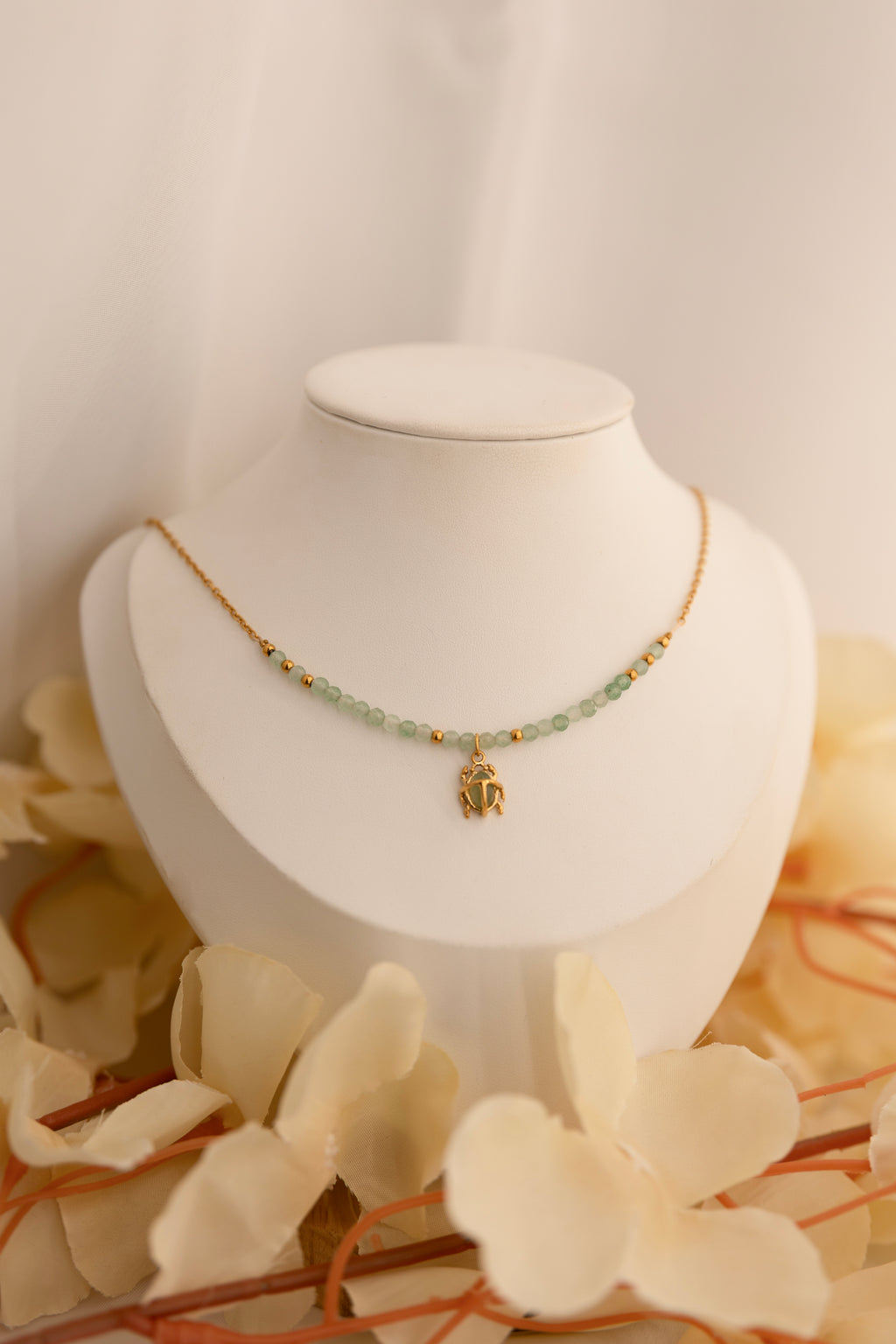 Collier aventurine